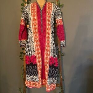 INDIAN Kurta long sleeve floral J.Pretwear